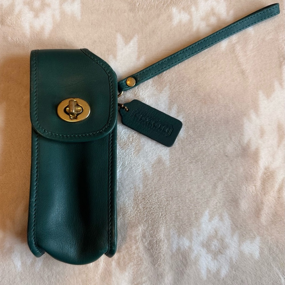 Vintage Coach leather phone case